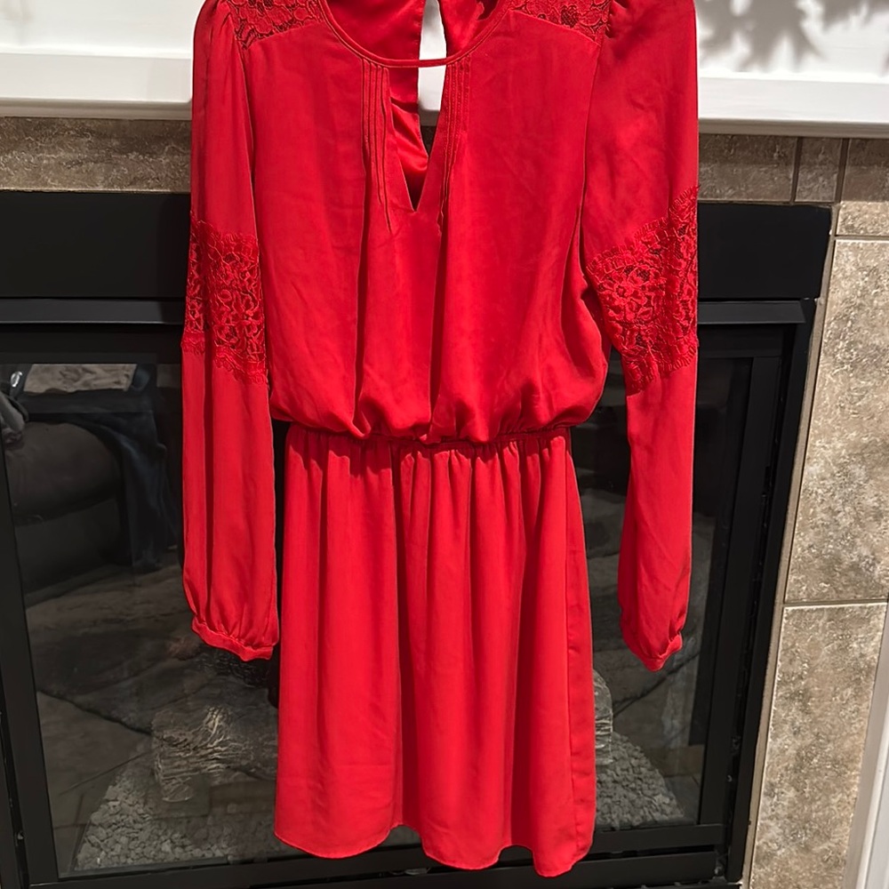 Elegant Red Kids Dress